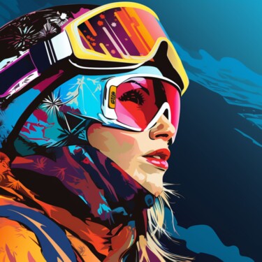 SKIING WOMAN