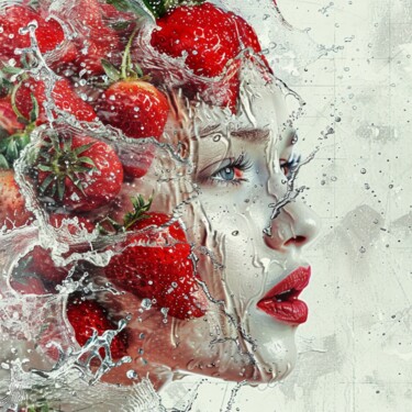 WOMAN STRAWBERRY