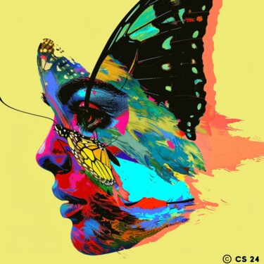 YELLOW BUTTERFLY WOMAN