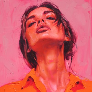 PINK ORANGE WOMAN